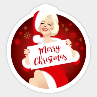 Merry Marilyn Sticker